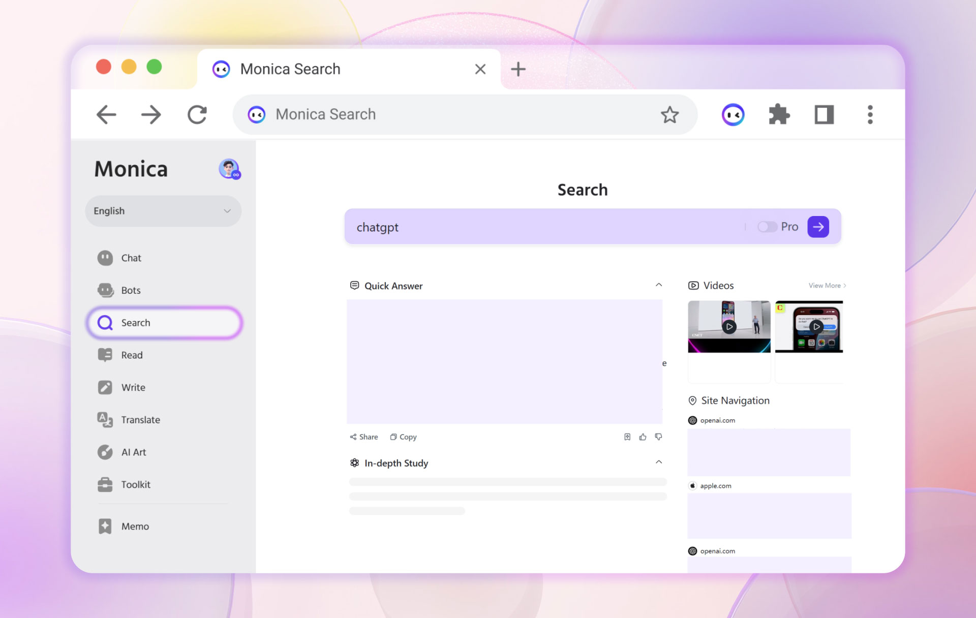 how to use chatgpt to search quickly