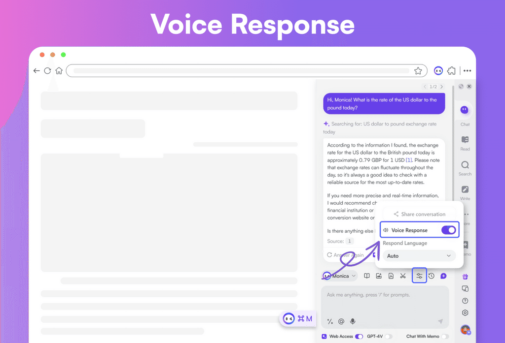 Voice Response